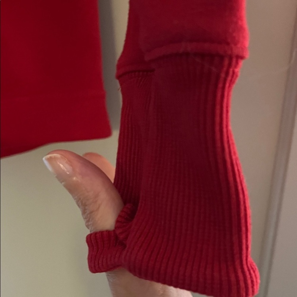 Athleta Raspberry Funnel Neck Pullover - image 9